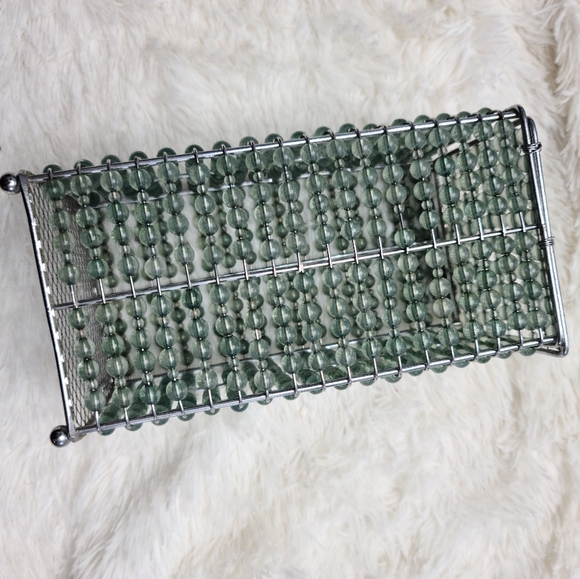 🌵Beaded Storage Container Perfect for bathroom